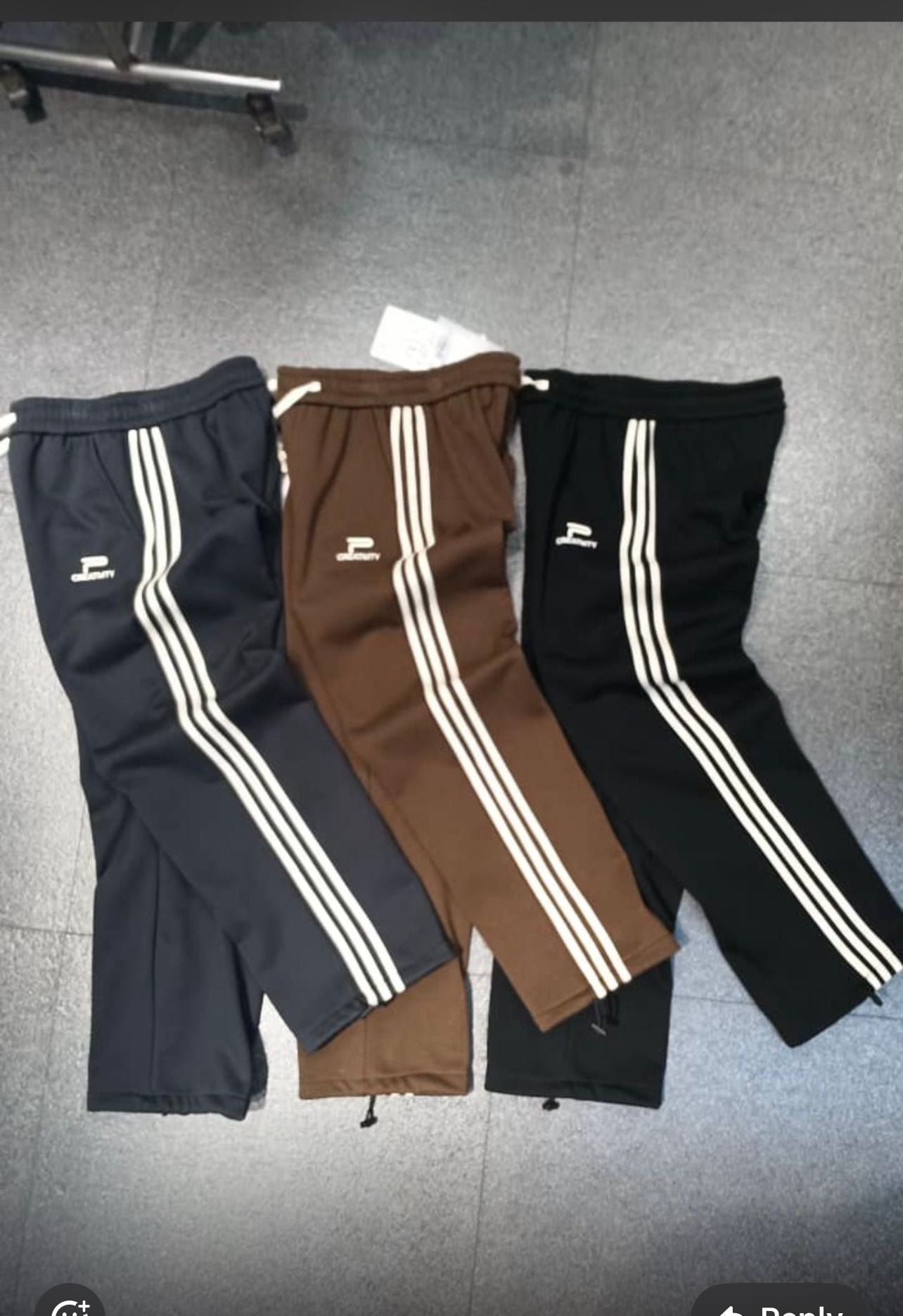 PCREATIVE SIDE STRIPE JOGGERS