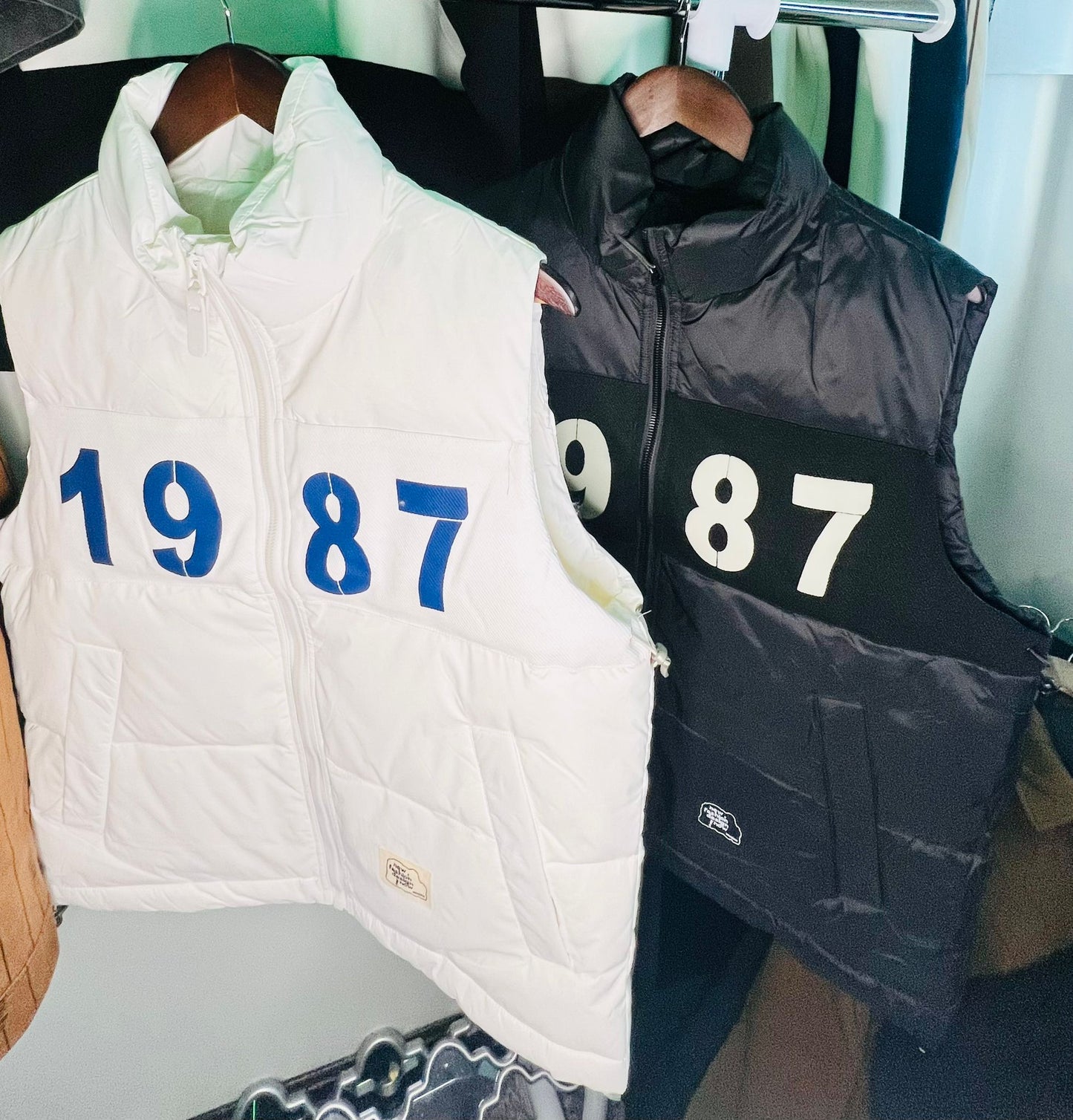 ZIPPER QUILTED JACKET 1987