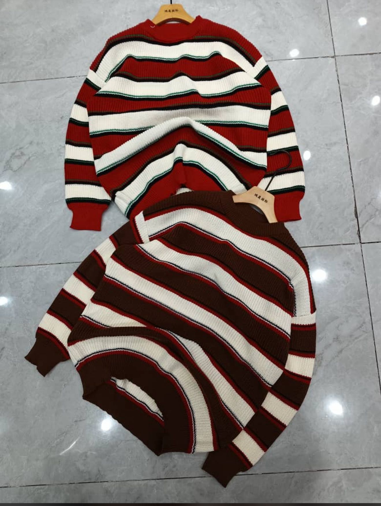 LONG STRIPPED POLO